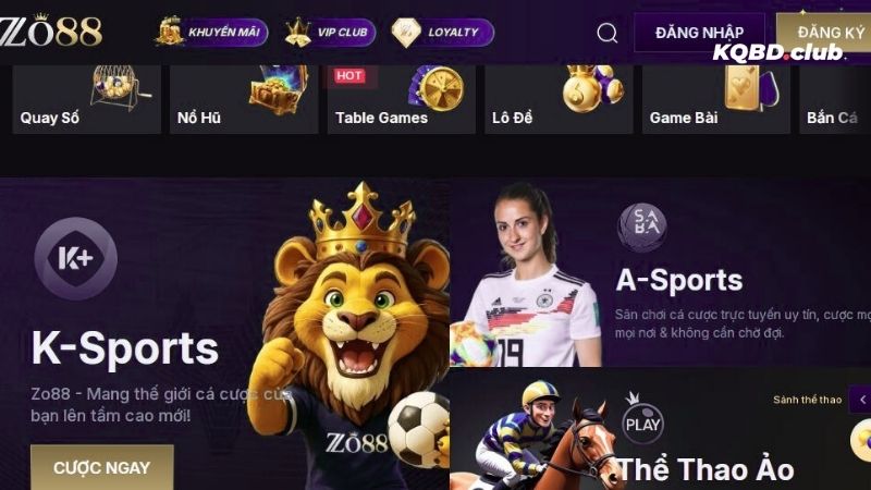 Thư viện trò chơi tại ZO88 phong phú về thể loại